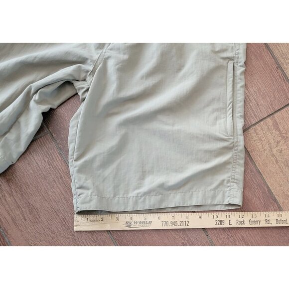 REI Shorts 34 UPF 50+ Outdoor Hiking Camping Nylon Fishing Pockets Flat Front - Picture 7 of 9